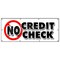 Signmission NO CREDIT CHECK BANNER SIGN car automobile pay here furniture appliance B-96 No Credit Check - alternate 1